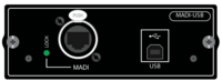 32CH MADI + 32CH USB SI OPTION CARD FOR SIMULTANEOUS STAGEBOX AND RECORD